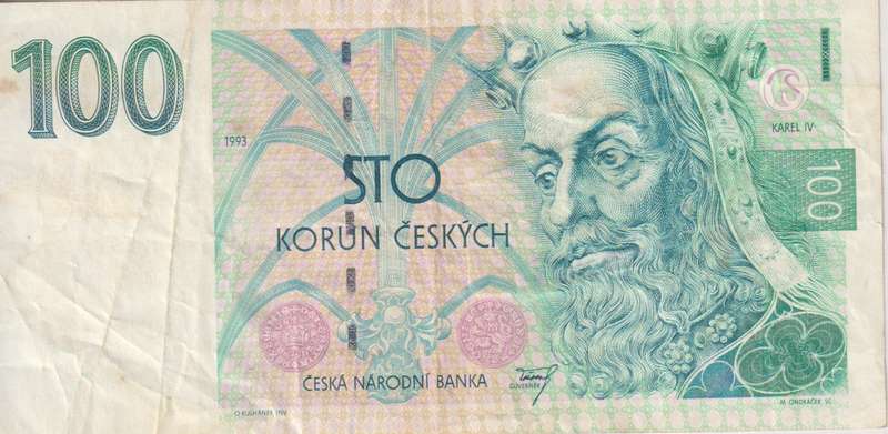 Czech Republic 100 Korun 1993 P5 VF