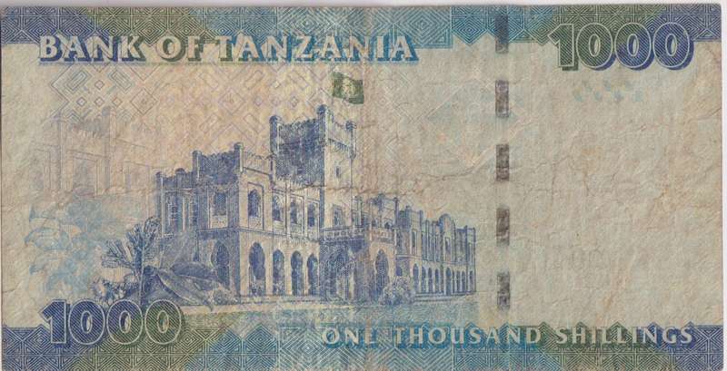 TANZANIA 1000 SHILLINGS 2010 P41c VF