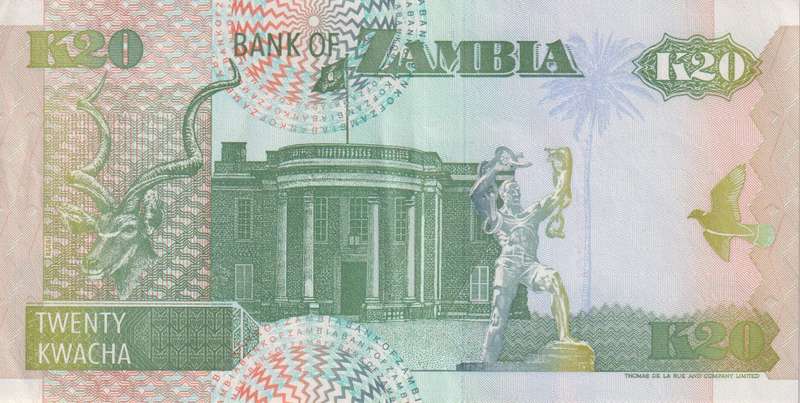 Zambia 20 Kwacha  1992 P36 XF