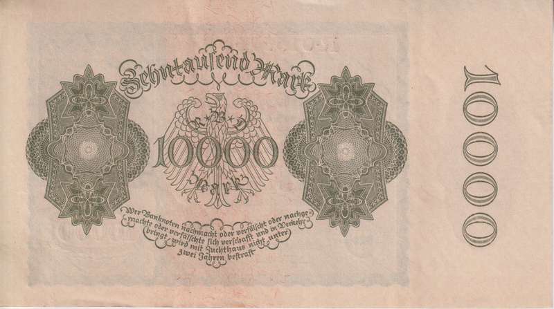 Germany, 10000 Mark, Reichbanknote 1922, P-72  XF