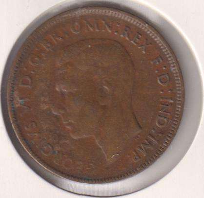 AUSTRALIA  1 PENNY 1942 IN COIN FLIP