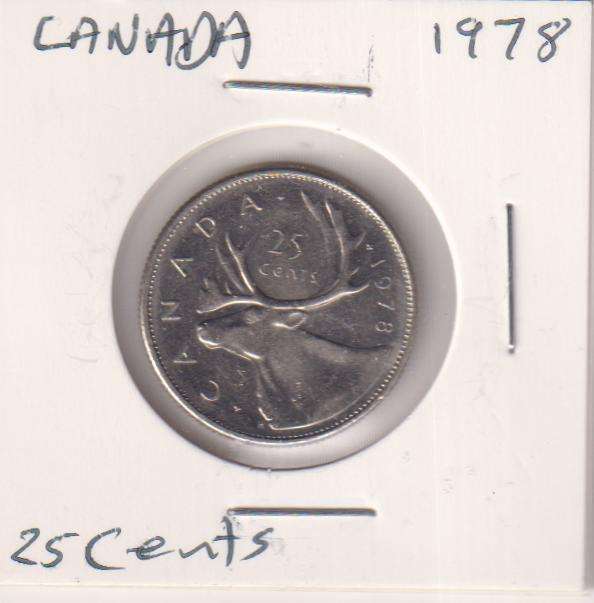 CANADA 25 CENTS 1976 - IN COIN FLIP