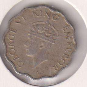 INDIA 1 ANNA 1940 - IN COIN FLIP