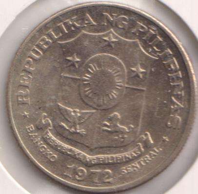 PHILIPPINES 1 PESO  1972 - IN COIN FLIP