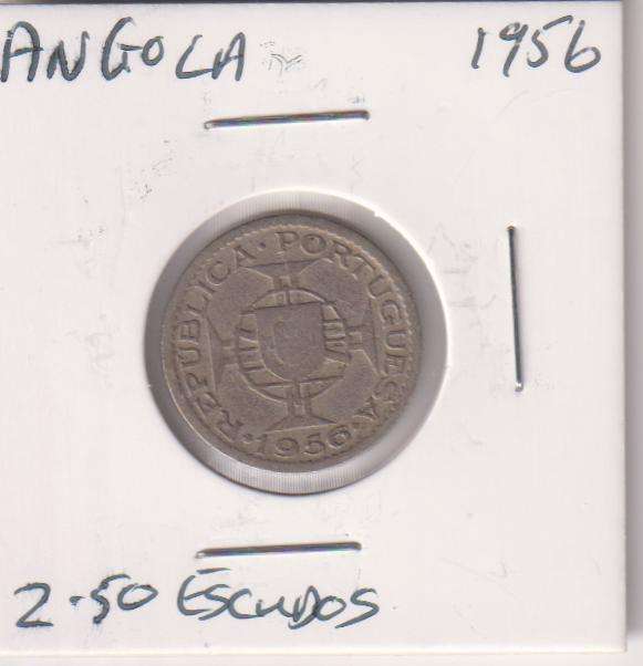 ANGOLA 2.50 ESCUDOS 1956 - IN COIN FLIP