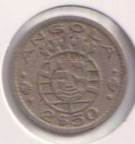 ANGOLA 2.50 ESCUDOS 1956 - IN COIN FLIP