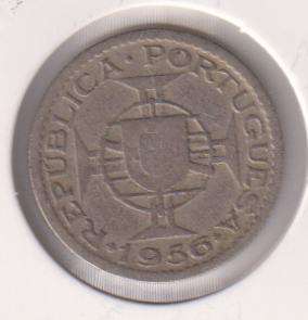 ANGOLA 2.50 ESCUDOS 1956 - IN COIN FLIP