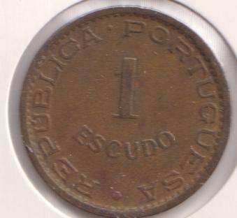 ANGOLA 1 ESCUDOS 1963 - IN COIN FLIP