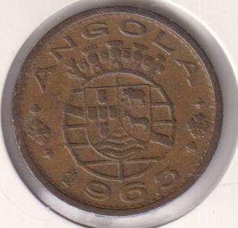 ANGOLA 1 ESCUDOS 1963 - IN COIN FLIP