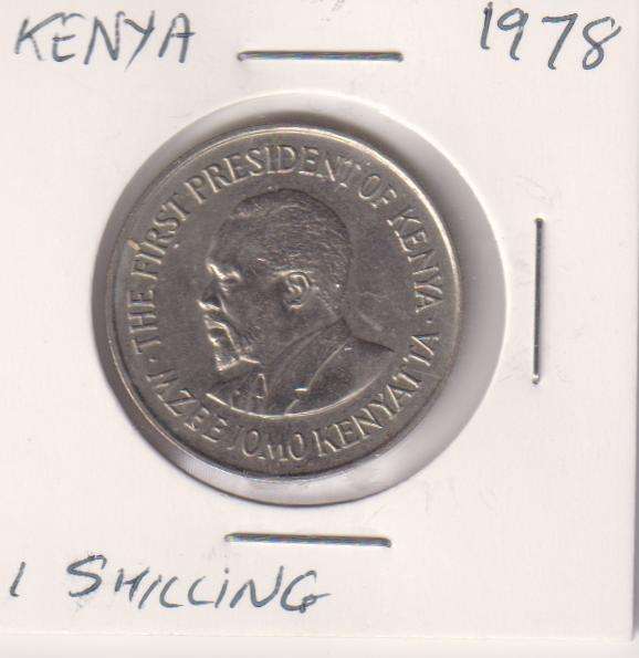 KENYA 1 SHILLING 1978 - IN COIN FLIP