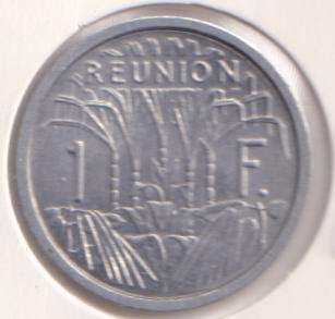 REUNION 1 FRANC 1948 - IN COIN FLIP