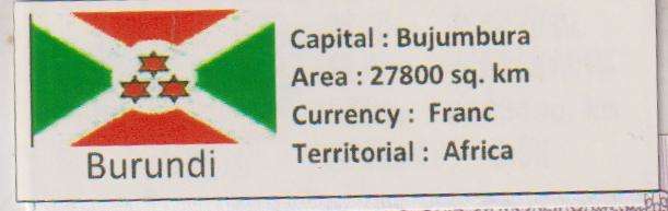 BURUNDI 100 Francs 2011 P44 UNC with country information sticker