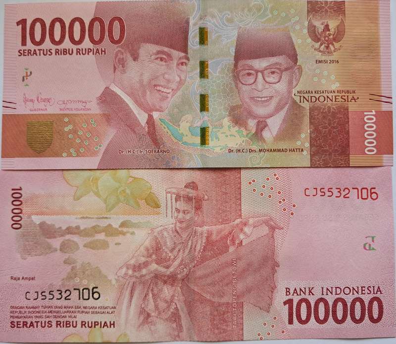 Indonesia 100,000 Rupiah 2019, P-160d, UNC