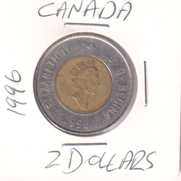 CANADA 2 DOLLAR 1996 - IN COIN FLIP