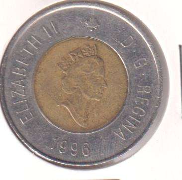 CANADA 2 DOLLAR 1996 - IN COIN FLIP