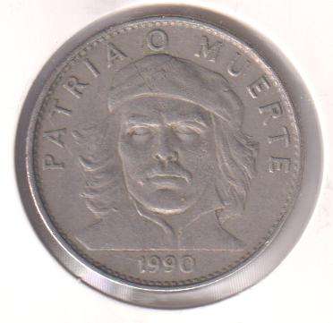 CUBA 3 PESOS  1990 - CHE GUAVARA - IN COIN FLIP