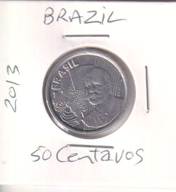 BRAZIL 50 CENTAVOS 2013 - IN COIN FLIP