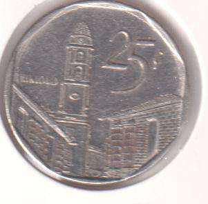 CUBA 25 CENTAVOS 2003 - IN COIN FLIP