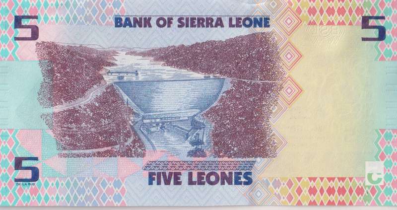 Sierra Leone 5 Leones 2022, P-36, UNC