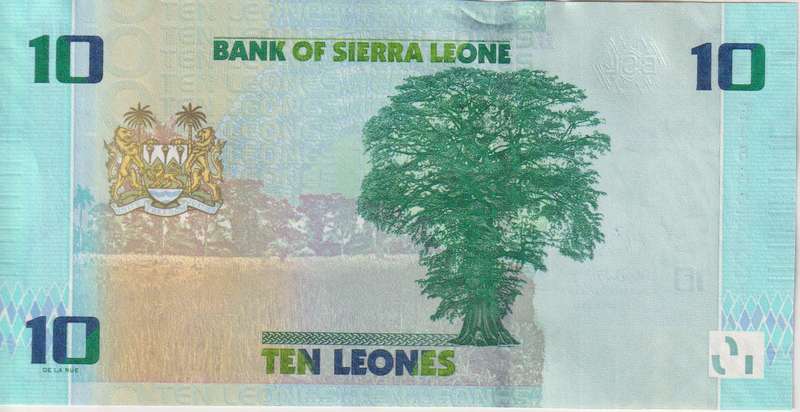 Sierra Leone 10 leones 2022 P-37 UNC
