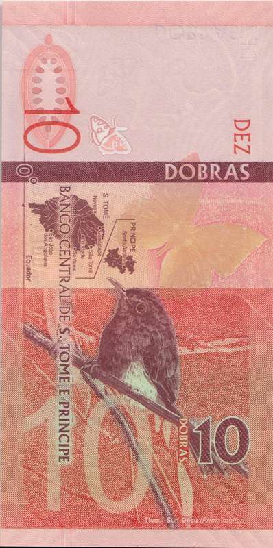St. Thomas & Prince 10 Dobras 2020, P-77 UNC