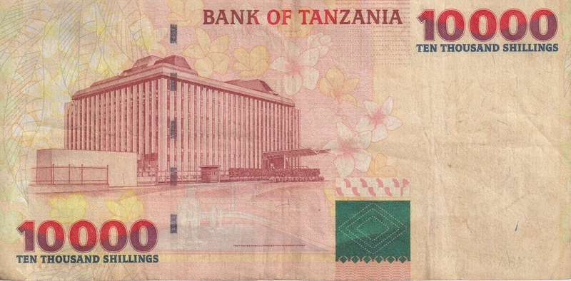 TANZANIA 10000 shillings 2003 P39 VF