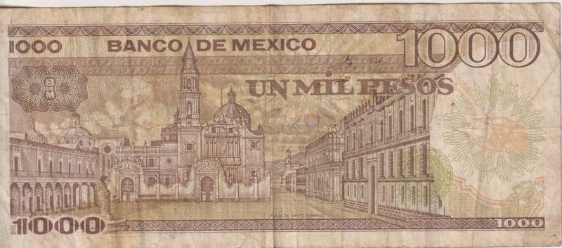 MEXICO 1000 Pesos  1985  P81 VF