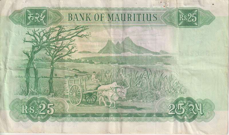 Mauritius 1967 25 Rupees P32 VF