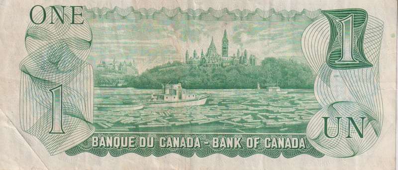 CANADA 1 DOLLAR 1973 P85 VF