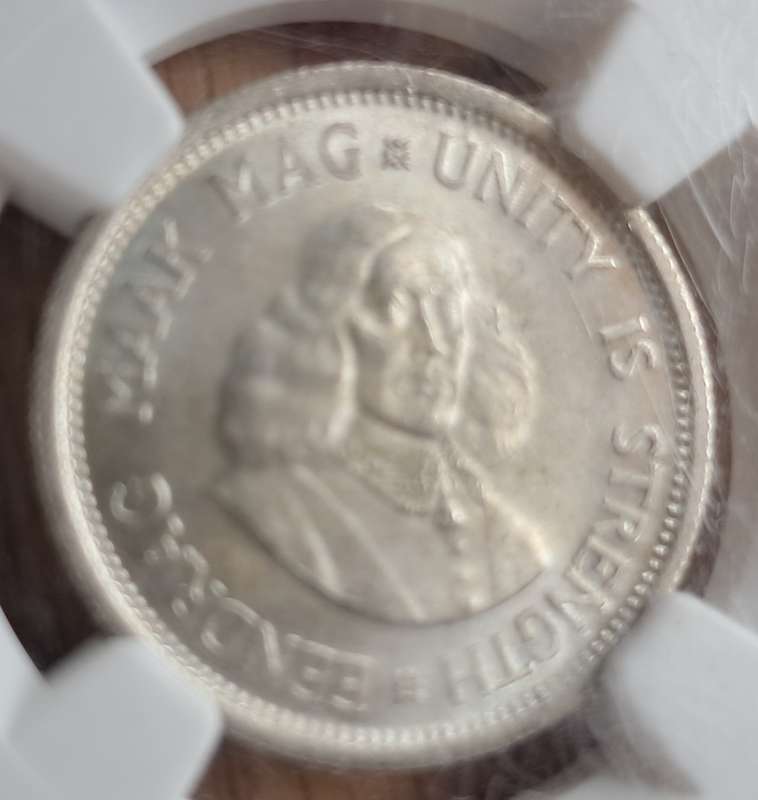1964  10 Cent -  SILVER - NGC GRADED MS65