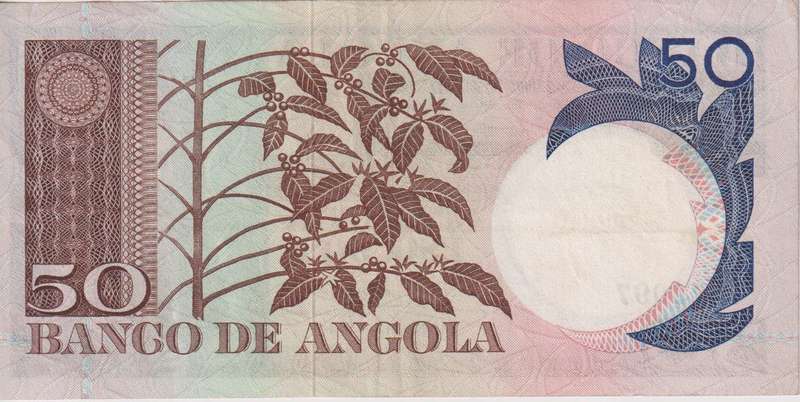 ANGOLA 50 ESCUDOS 1973 P15  XF