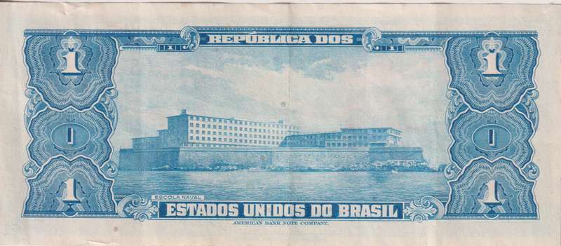 BRAZIL 1  CRUZEIRO 1955 P150 XF