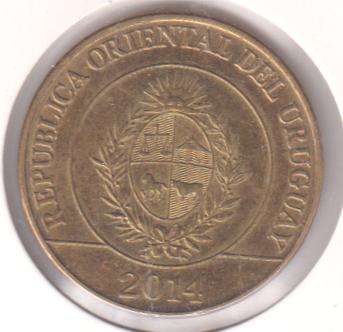 URUGUAY 5 NANDU 2014 IN COIN FLIP