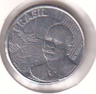 BRAZIL 50 CENTAVOS 2008 IN COIN FLIP