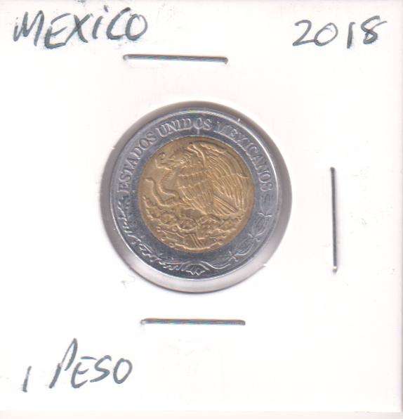 MEXICO 1 PESO 2018 IN COIN FLIP