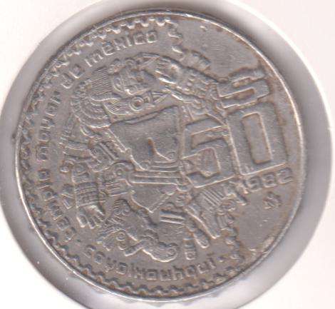 MEXICO 50 PESOS 1982 IN COIN FLIP