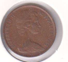 AUSTRALIA 1 CENT 1966 IN COIN FLIP