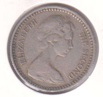 RHODESIA 10 CENTS 1964 IN COIN FLIP