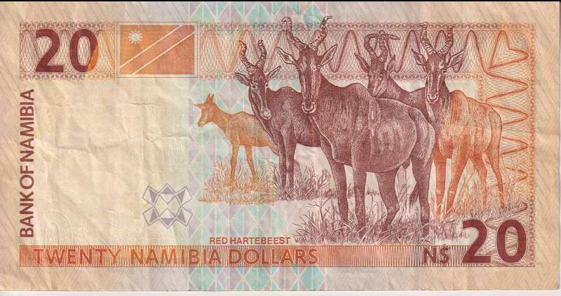 NAMIBIA 20 N$ - 2002 P6 VF