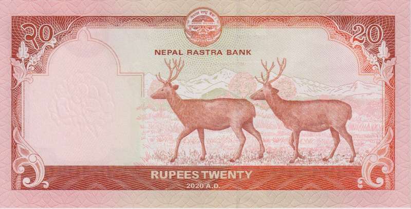 Nepal 20 Rupees 2020 P 78  MOUNT EVEREST UNC