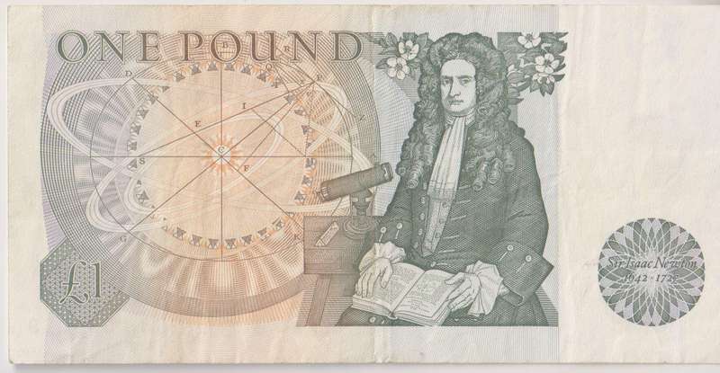 Bank of England Great Britain 1 Pound 1981-1984 `Page` P377a VF