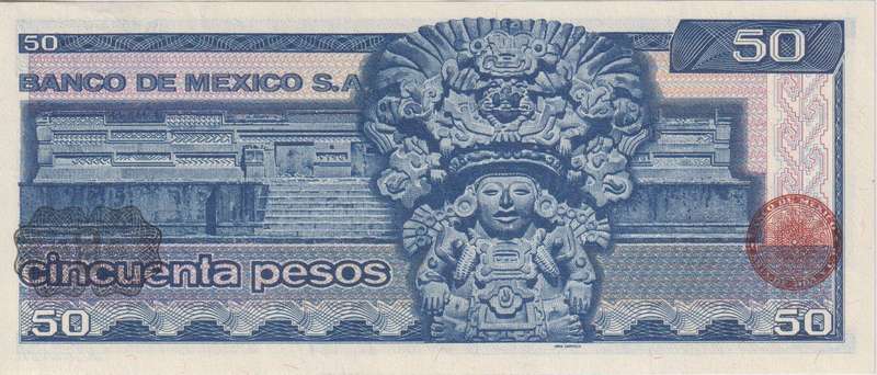MEXICO 50 PESOS  1981 P73  UNC
