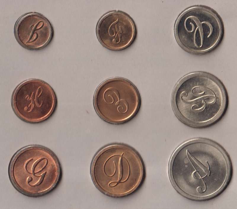 REPUBLIC OF SOUTH AFRICA - S.A. MINT COMPANY NEW COIN SERIES PATTERN PIECES