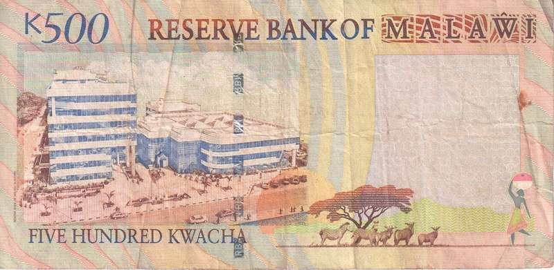 Malawi 500 kwacha 2011 P-56  F