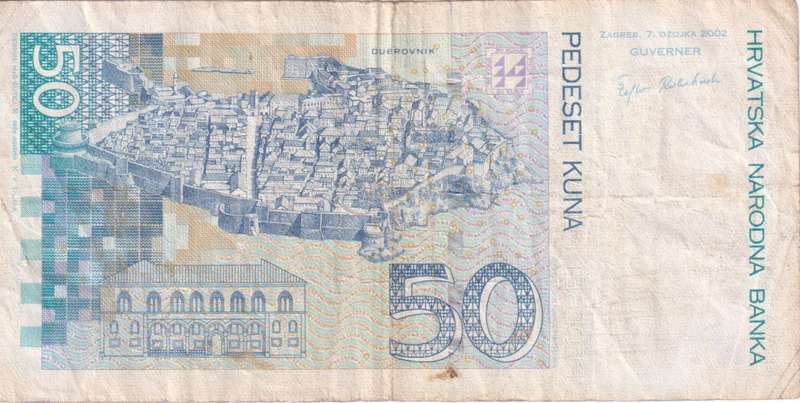 CROATIA 50 KUNA 2002 P40a  F