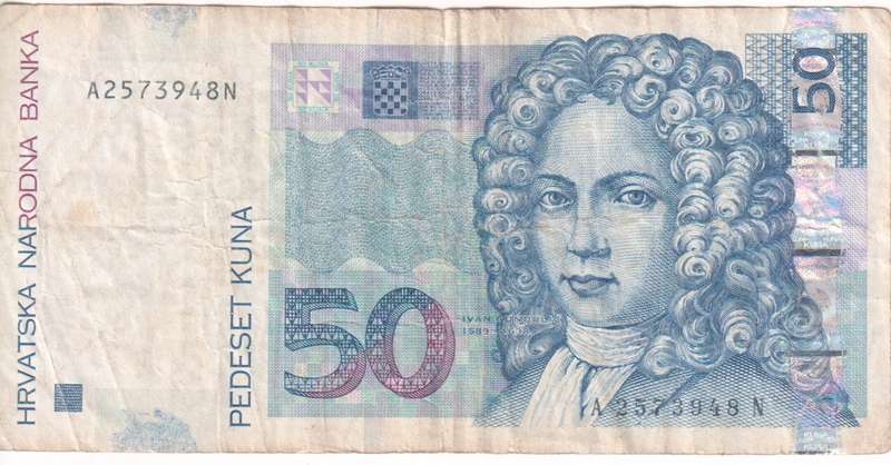 CROATIA 50 KUNA 2002 P40a  F