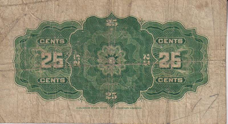CANADA 25 CENTS 1923 P11b  VF