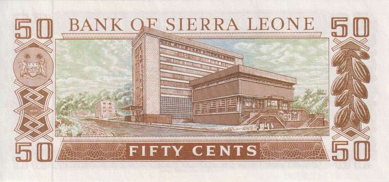 Sierra Leone 50 CENTS 1984  P4 UNC