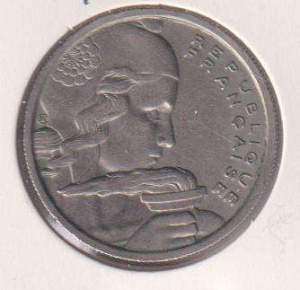 FRANCE 100 FRANCS 1955 IN COIN FLIP