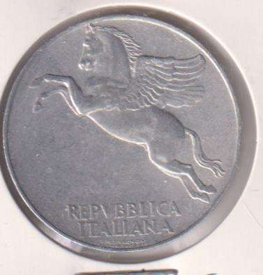 ITALY 10 LIRA 1949 IN COIN FLIP - ALUMINIUM